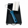 Painter's Set: Paint tray, roller frame, 2 foam rollers (10 cm).